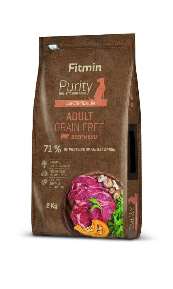 Fitmin Dog Purity Grain Free Adult Beef 2 kg